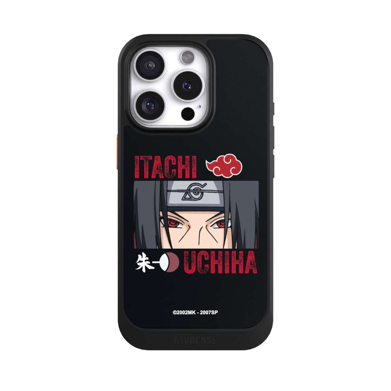 iPhone 16 Pro NIVOcore Itachi Uchiha Gros plan