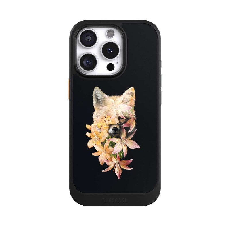 iPhone 16 Pro NIVOcore Blumen-Fuchs