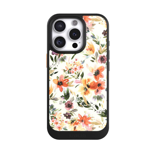 Apple iPhone 16 Pro NIVOcore Summer Artistic Flowers Ivory