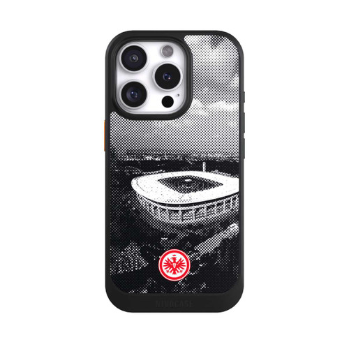 Apple iPhone 16 Pro NIVOcore SGE Stadion Schwarz Weiß
