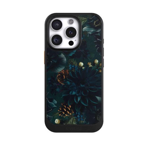 Apple iPhone 16 Pro NIVOcore Blumenmuster Grün und Blau