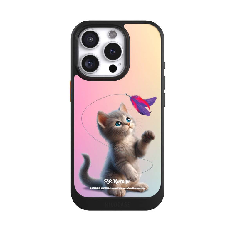 iPhone 16 Pro NIVOcore Playing Cat with Feather