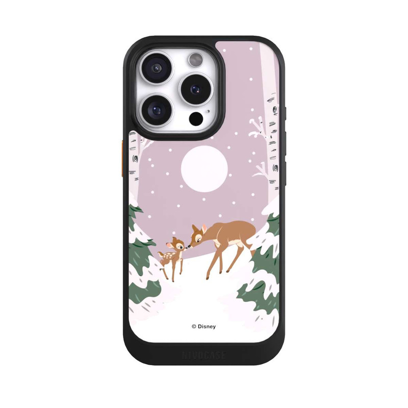 iPhone 16 Pro NIVOcore Bambi und Mutter Winterliebe