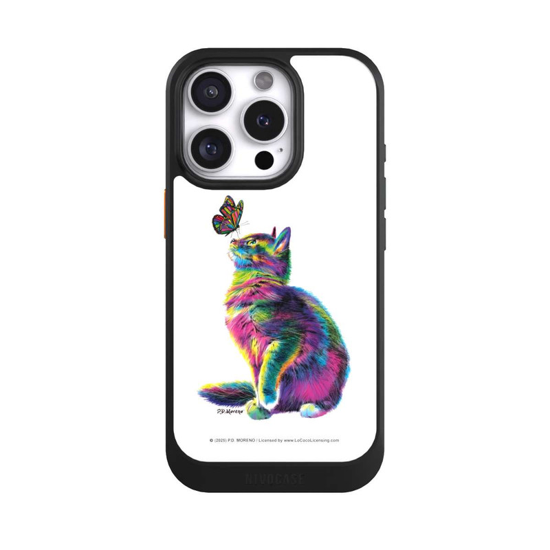 iPhone 16 Pro NIVOcore Katze verspielt