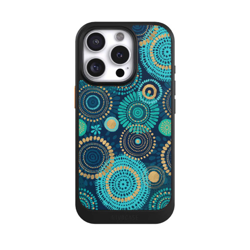 Apple iPhone 16 Pro NIVOcore Blockprint India Teal Gold