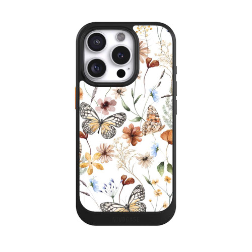 Apple iPhone 16 Pro NIVOcore Wildflowers and Butterflies Pattern