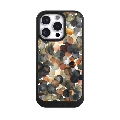 Apple iPhone 16 Pro NIVOcore Watercolor Dots Brown Pattern