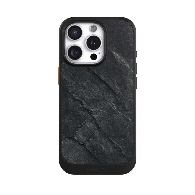 iPhone 16 Pro NIVOcore Dunkler Schiefer Look