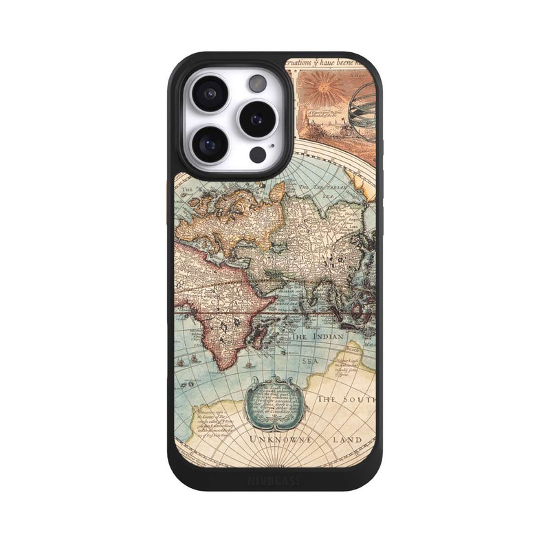 iPhone 16 Pro Max NIVOcore Vintage Weltkarte
