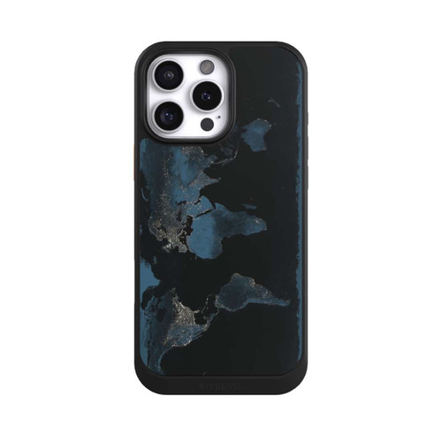 Apple iPhone 16 Pro Max NIVOcore Carte du Monde Nuit
