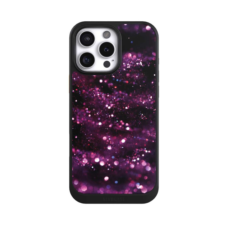 iPhone 16 Pro Max NIVOcore Lilac Sparkles Look