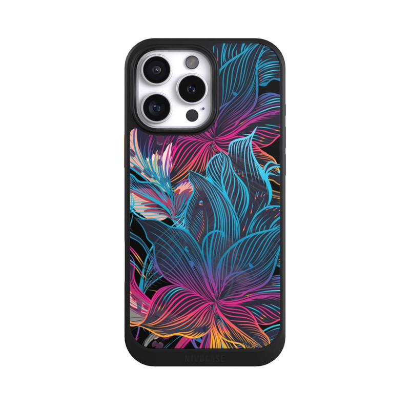 iPhone 16 Pro Max NIVOcore Le pouvoir des fleurs néon
