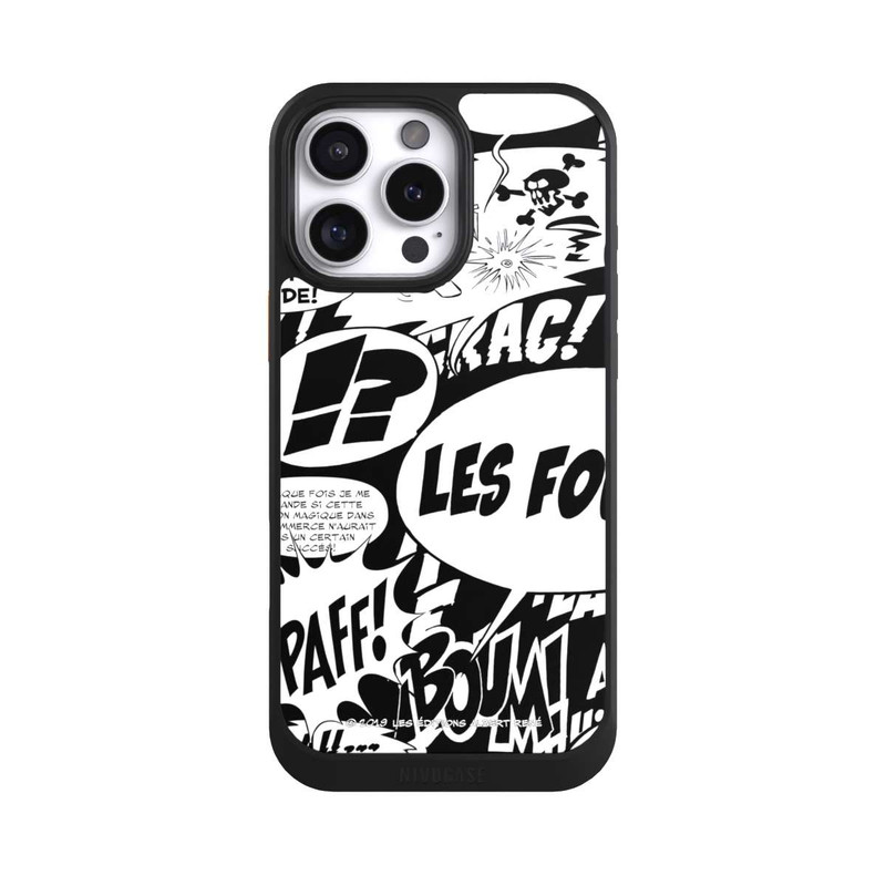 iPhone 16 Pro Max NIVOcore Bulles BD Astérix Noir