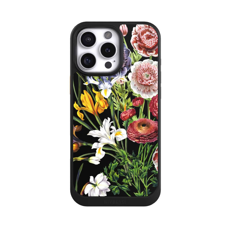 iPhone 16 Pro Max NIVOcore Altes Blumenmuster