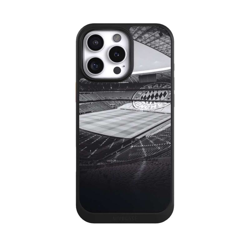 iPhone 16 Pro Max NIVOcore Stadion FC Bayern - Black White