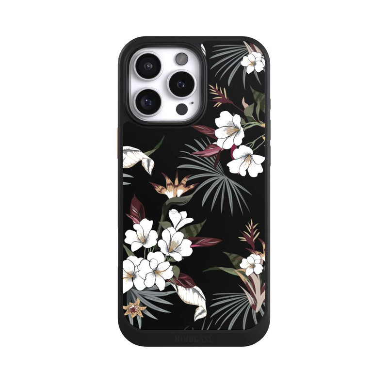 iPhone 16 Pro Max NIVOcore Flowers Black