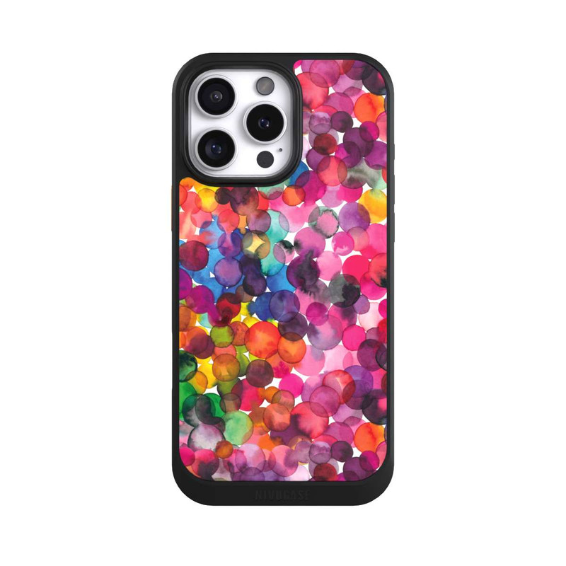 iPhone 16 Pro Max NIVOcore Points aquarelle superposés