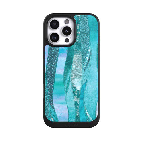 Apple iPhone 16 Pro Max NIVOcore glamouröser Glitzerlook blau