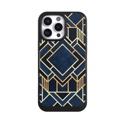 Apple iPhone 16 Pro Max NIVOcore Kunst Deko Blau Golddruck