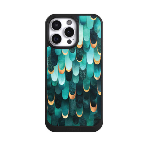 Apple iPhone 16 Pro Max NIVOcore Gefiedert Türkis Golddruck