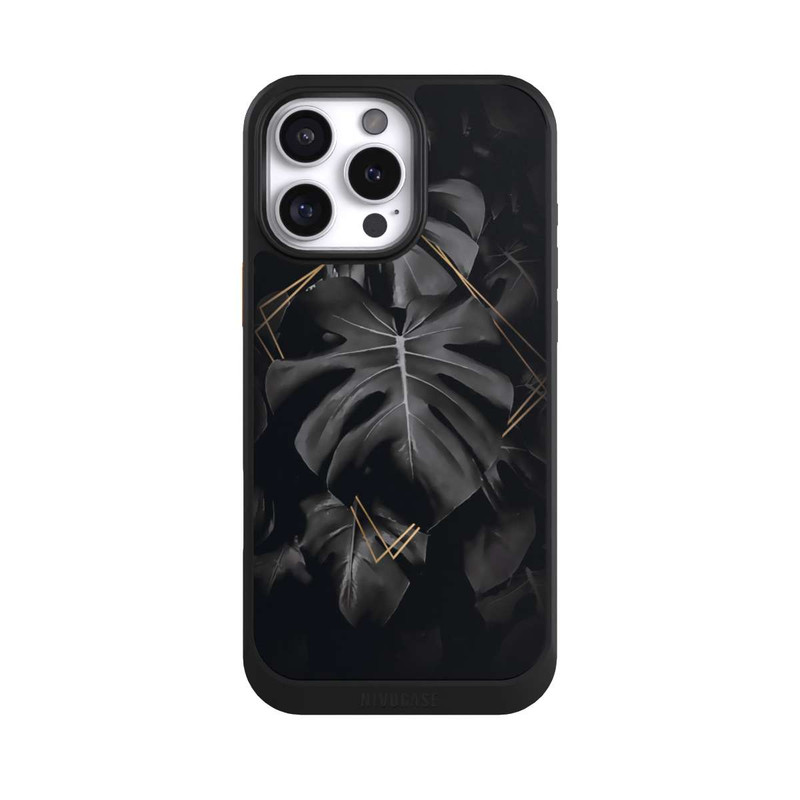 iPhone 16 Pro Max NIVOcore Black Leaves