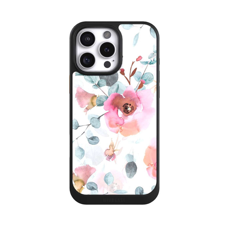 iPhone 16 Pro Max NIVOcore Aquarell Blumentapete