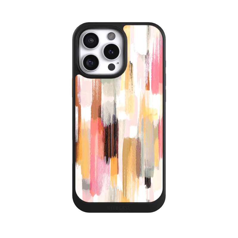 iPhone 16 Pro Max NIVOcore Coups de pinceau abstraits Nuances d'automne