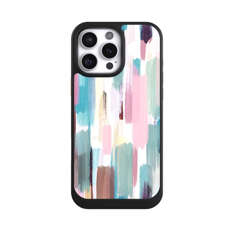 iPhone 16 Pro Max NIVOcore Abstract Brushstrokes Pastel Shades