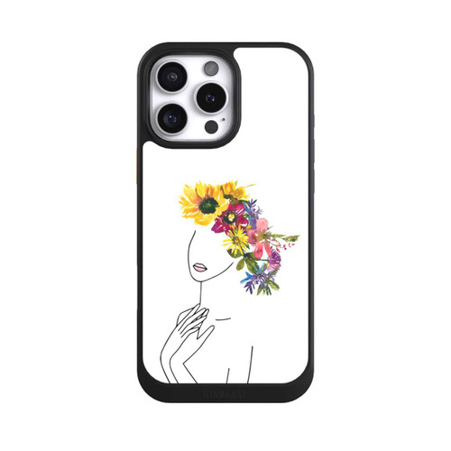 Apple iPhone 16 Pro Max NIVOcore Line Art Woman flowercrown