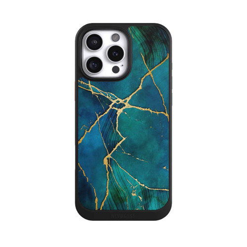 Apple iPhone 16 Pro Max NIVOcore Mineralischer Glamourlook Blaugold