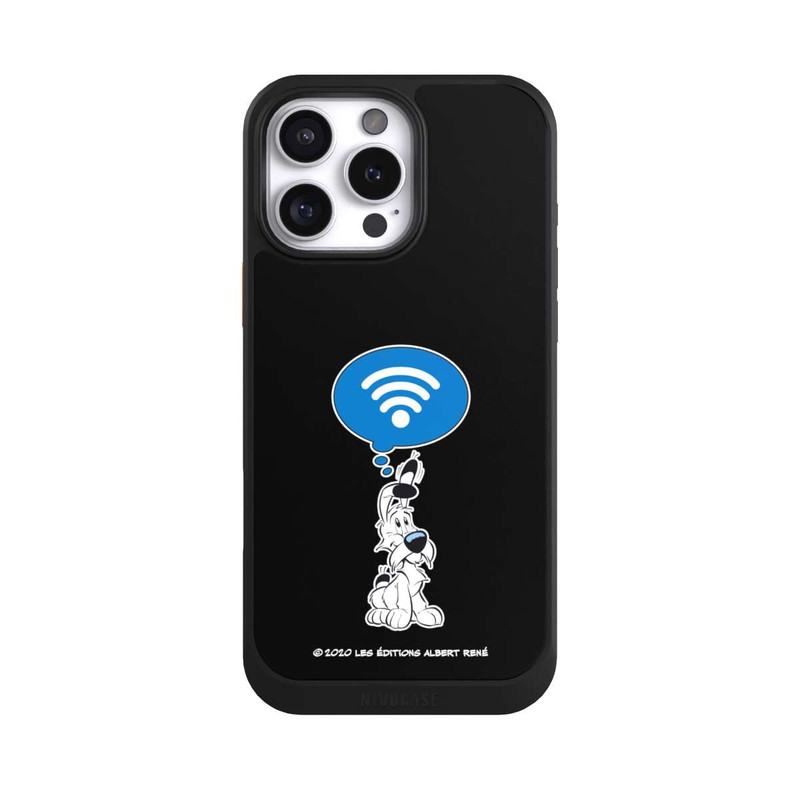 iPhone 16 Pro Max NIVOcore Idéfix WI-FI Sur Fond Noir