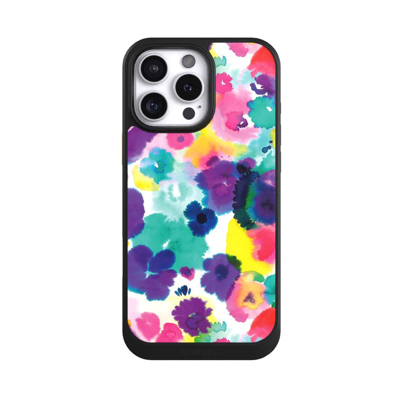 iPhone 16 Pro Max NIVOcore Aquarellblumen abstrakt