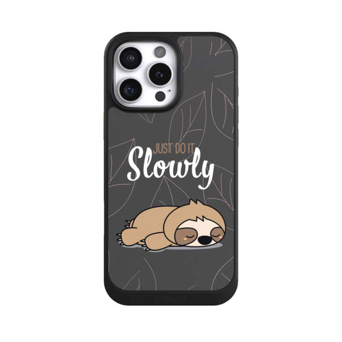 Apple iPhone 16 Pro Max NIVOcore Just Do It Slowly Sloth Grey
