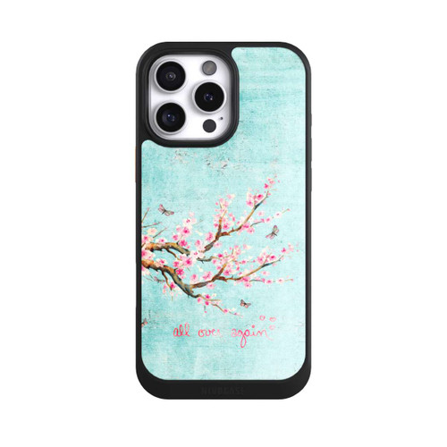 Apple iPhone 16 Pro Max NIVOcore Kirschblütenbaummuster Blau