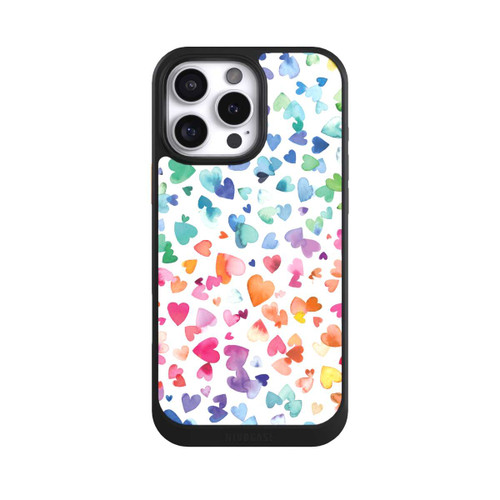 Apple iPhone 16 Pro Max NIVOcore Liebesherzen aquarell