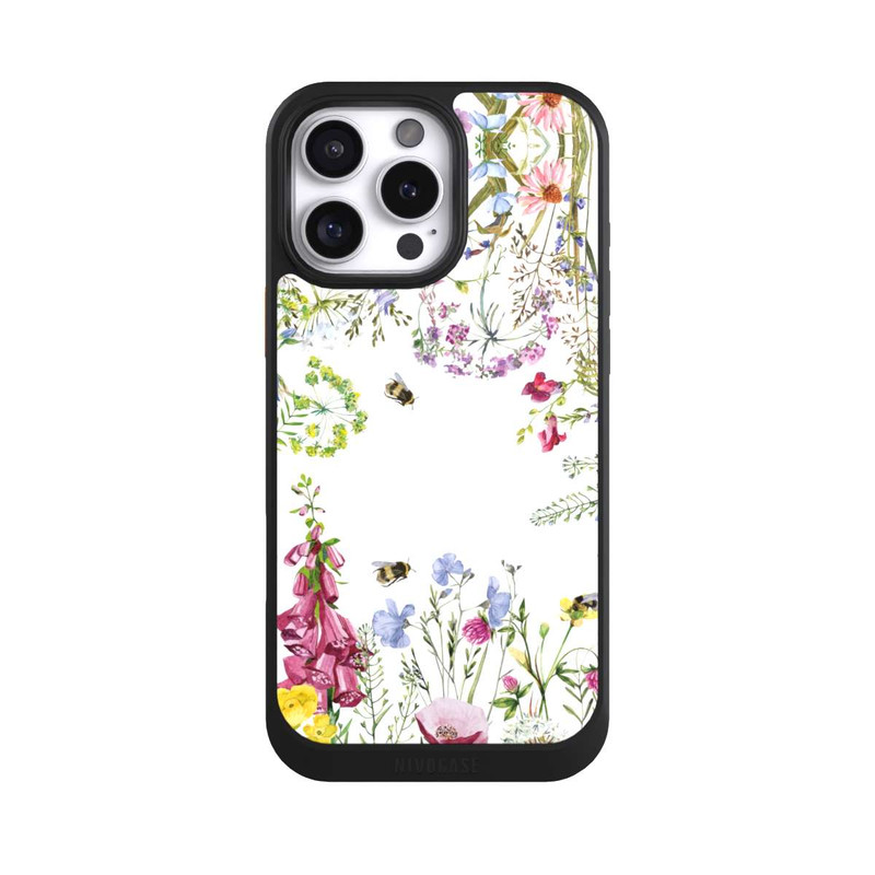 iPhone 16 Pro Max NIVOcore Cadre de fleurs sauvages des prés d'été