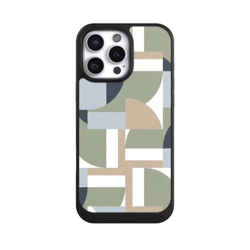 Apple iPhone 16 Pro Max NIVOcore Futuristische Bauhaus Polygone Beige