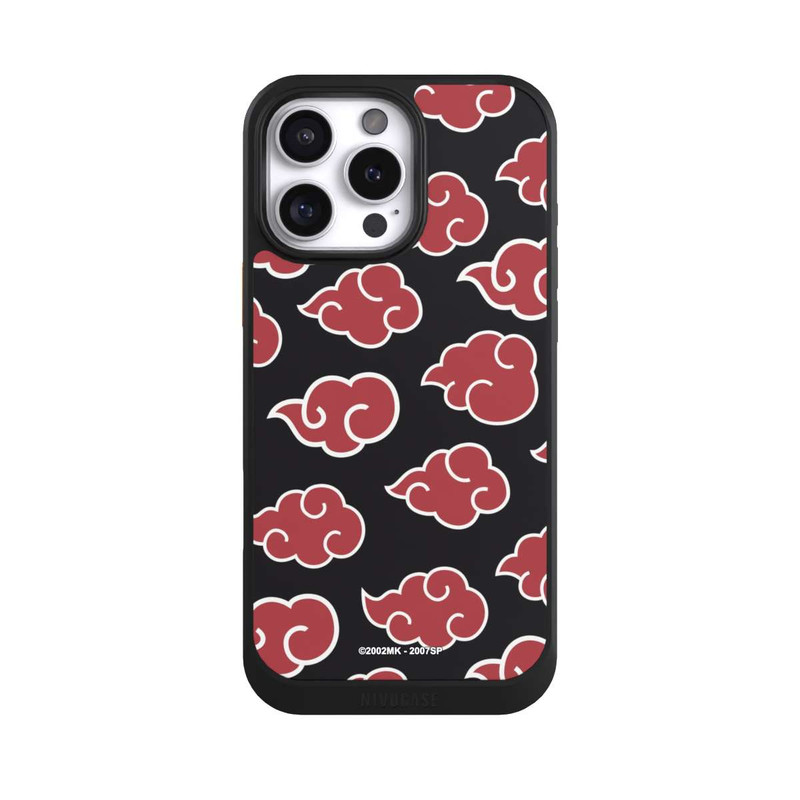 iPhone 16 Pro Max NIVOcore Akatsuki Pattern Noir Big
