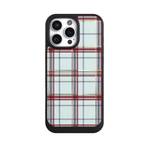 Apple iPhone 16 Pro Max NIVOcore Tartan Blau