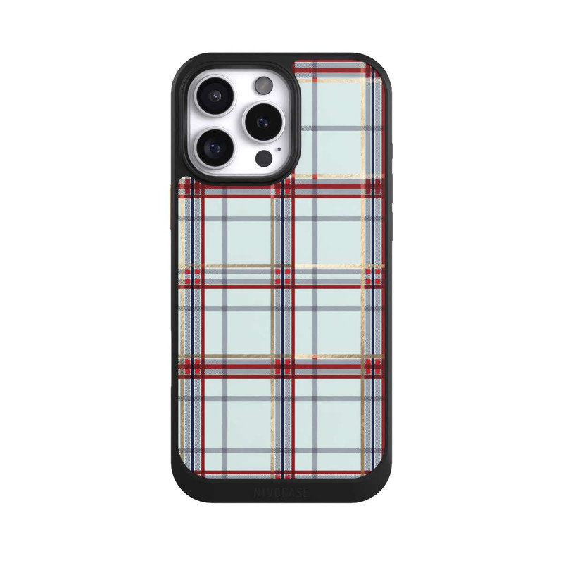 iPhone 16 Pro Max NIVOcore Tartan Blue