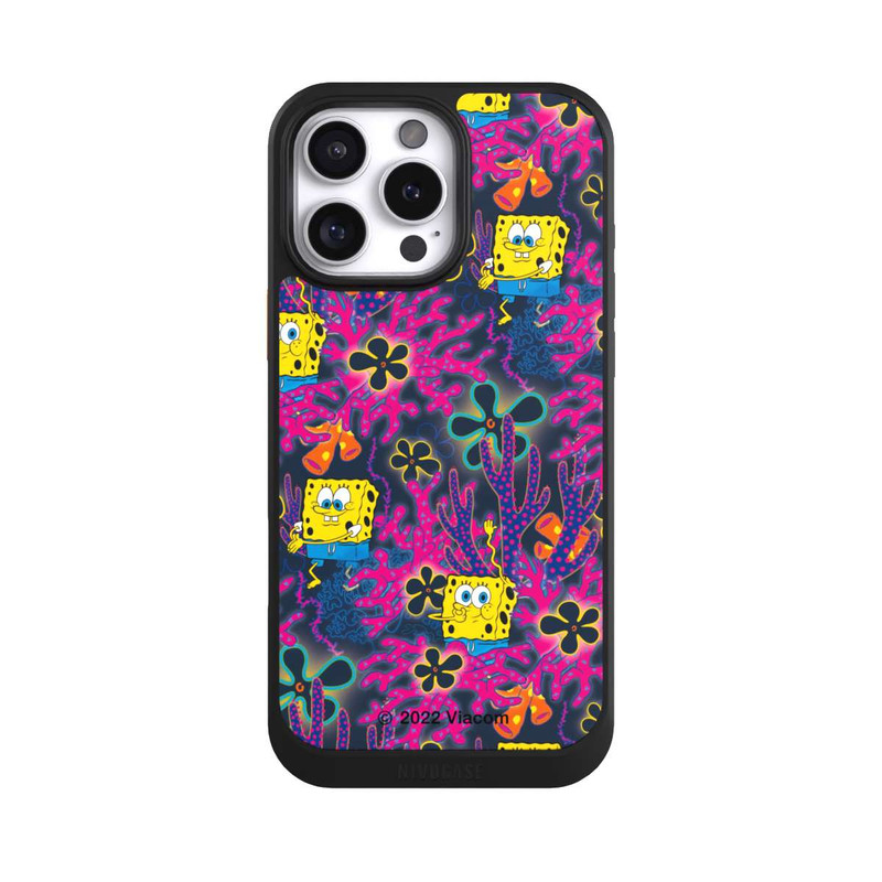 iPhone 16 Pro Max NIVOcore Spongebob - Coral Muster