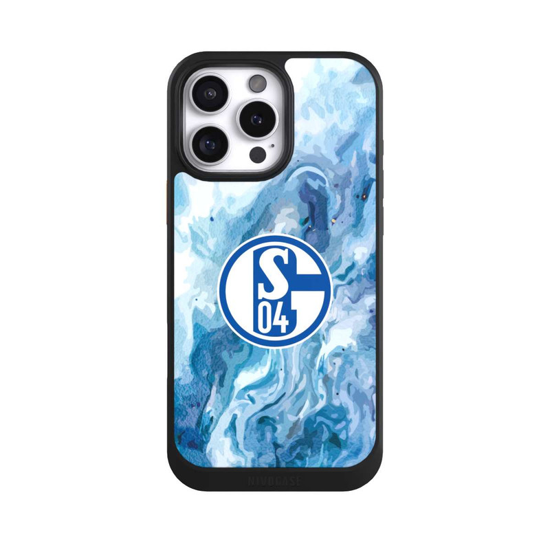 iPhone 16 Pro Max NIVOcore Schalke 04 Flüssig Blau