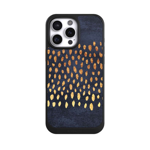Apple iPhone 16 Pro Max NIVOcore Muster Gold und Marine