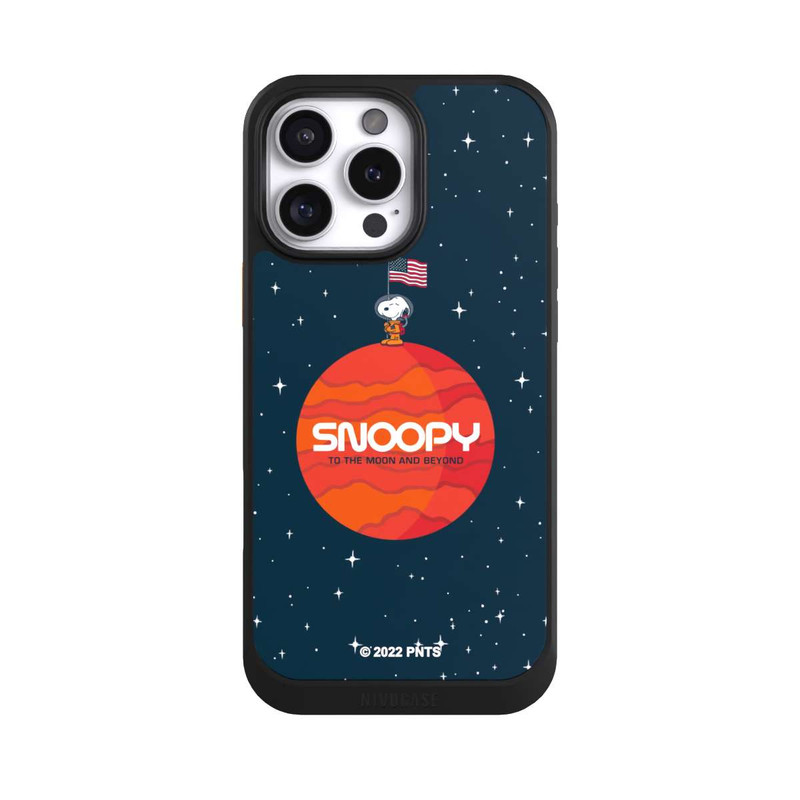 iPhone 16 Pro Max NIVOcore Snoopy Weltraumreisender Orange