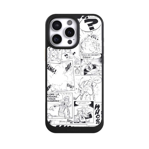 Apple iPhone 16 Pro Max NIVOcore BD Astérix Blanc &amp; Noir