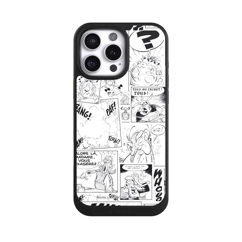 iPhone 16 Pro Max NIVOcore BD Astérix Blanc & Noir