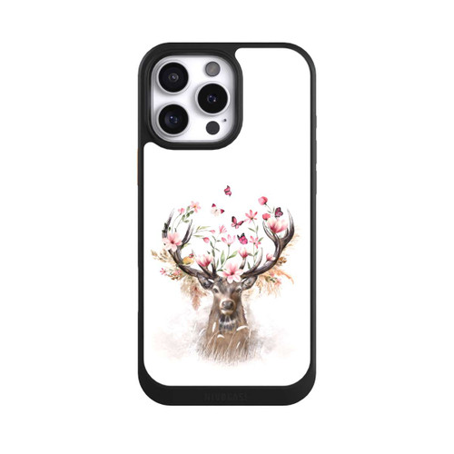 Apple iPhone 16 Pro Max NIVOcore Hirsch Blumen Geweih