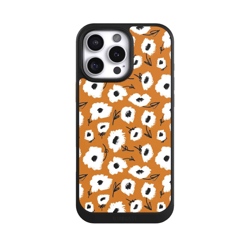 iPhone 16 Pro Max NIVOcore Pattern Fleurs Ocres