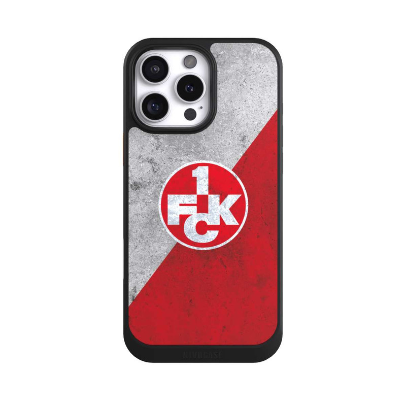 iPhone 16 Pro Max NIVOcore 1.FC Kaiserslautern-Beton Logo red