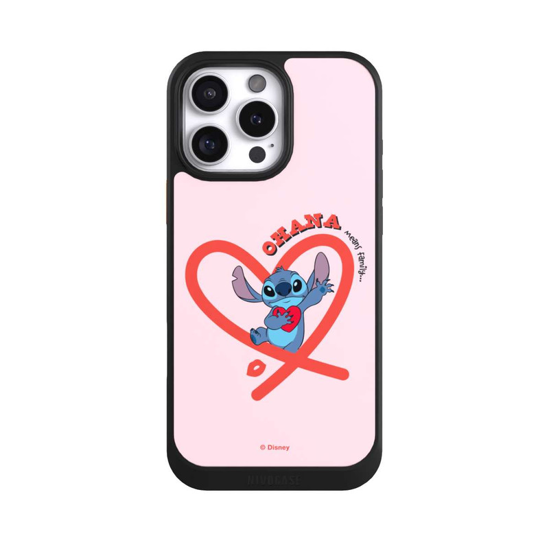 iPhone 16 Pro Max NIVOcore Stitch Ohana Pink Heart